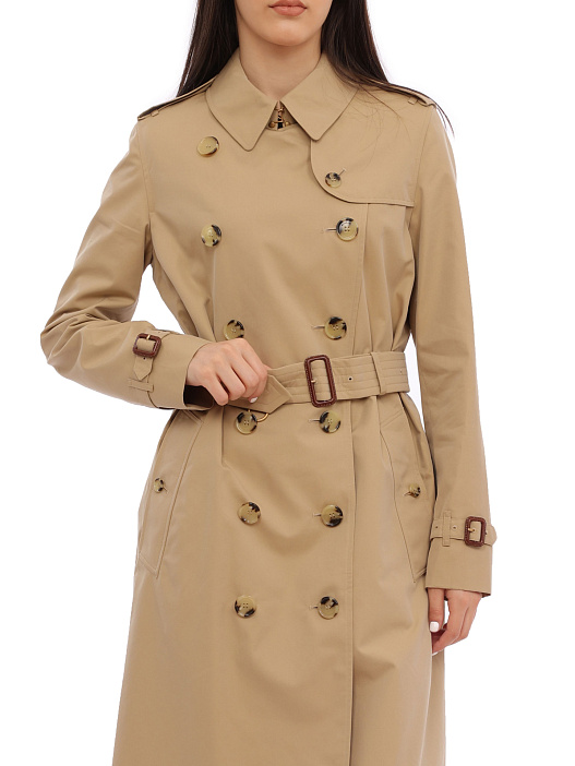 Тренч Burberry 8045288 A1366 бежевый женский — купить в интернет-магазине Verdistore