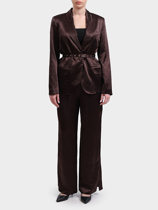 Жакет Liu-Jo BLACK LABEL CA6146 T450A P9576 женский с приталенным силуэтом и поясом  — купить в интернет-магазине Verdistore