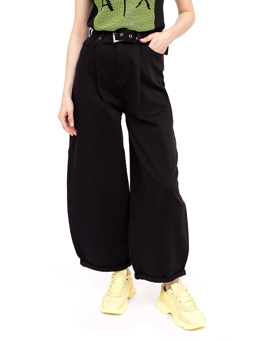Джинсы Armani Exchange 3KYJ74 YNSQZ 1200 укороченные женские с ремешком — купить в интернет-магазине Verdistore