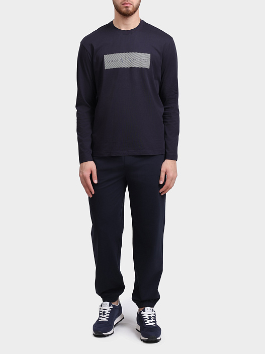 Лонгслив Armani Exchange XM002820 AF10356 UB101 темно-синий мужской — купить в интернет-магазине Verdistore