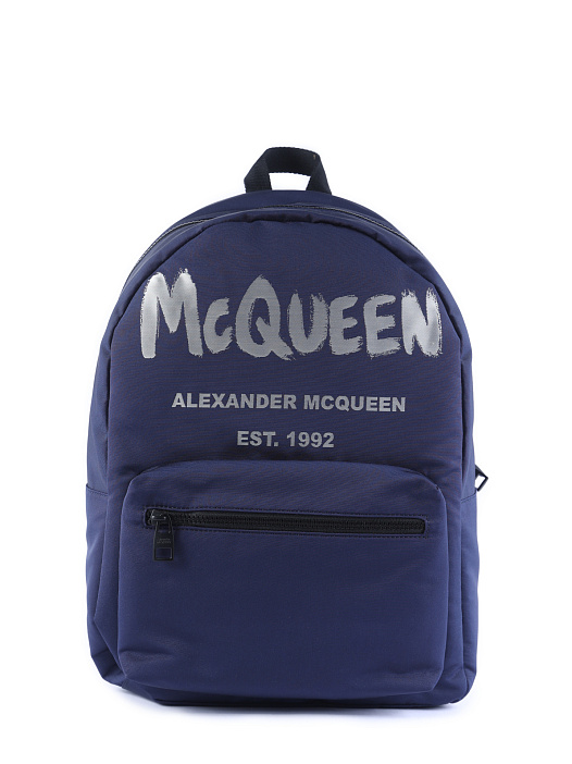 Рюкзак Alexander McQueen 646457 1AABW 4292 темно-синий мужской — купить в интернет-магазине Verdistore