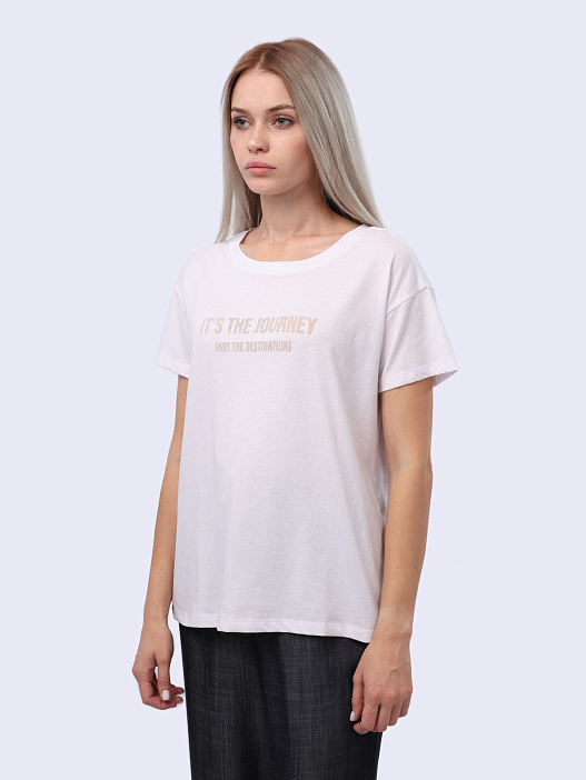 Футболка Armani Exchange 3DYT31 YJ8XZ 1000 белая женская — купить в интернет-магазине Verdistore