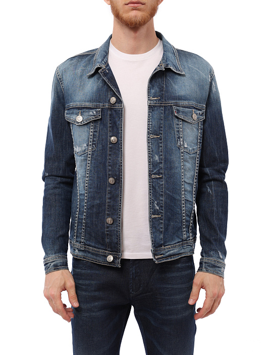 картинка Куртка джинсовая DUTA DENIM короткая магазин Verdistore являющийся официальным дистрибьютором в России 