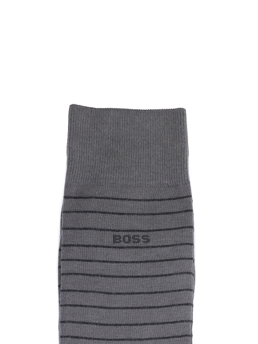 Носки Boss 50503547 033 серые мужские в полоску — купить в интернет-магазине Verdistore