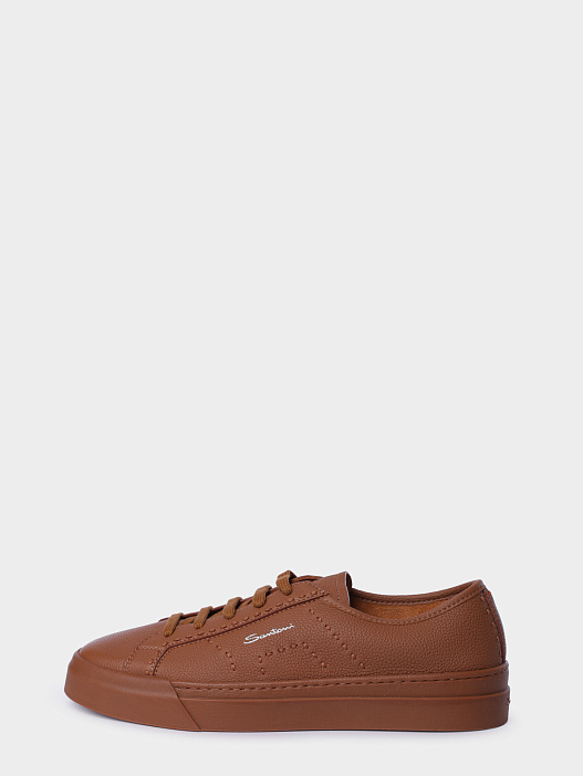 Кеды Santoni MBGG22063CUOTMIAC45 кожаные мужские — купить в интернет-магазине Verdistore