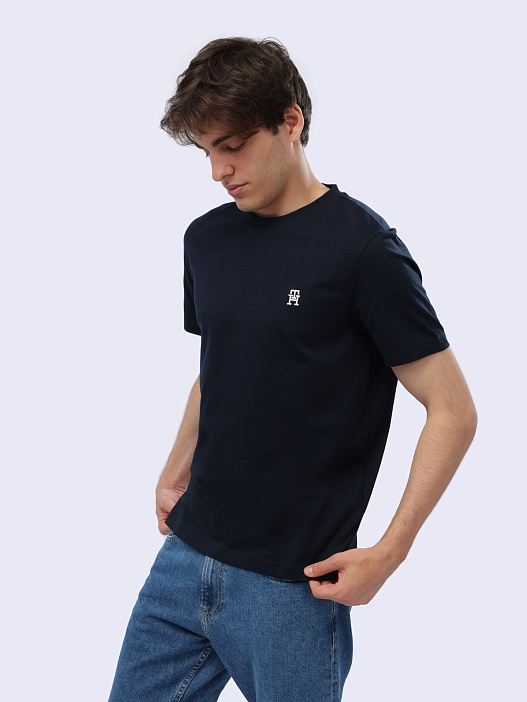 Футболка Tommy Hilfiger MW0MW33987 хлопковая мужская — купить в интернет-магазине Verdistore