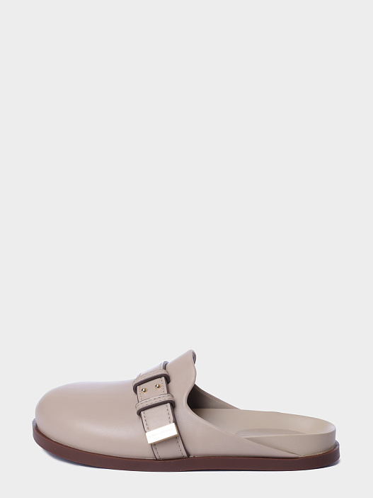 Сабо Armani Exchange XW002577 AF21266 U6223 бежевые женские — купить в интернет-магазине Verdistore
