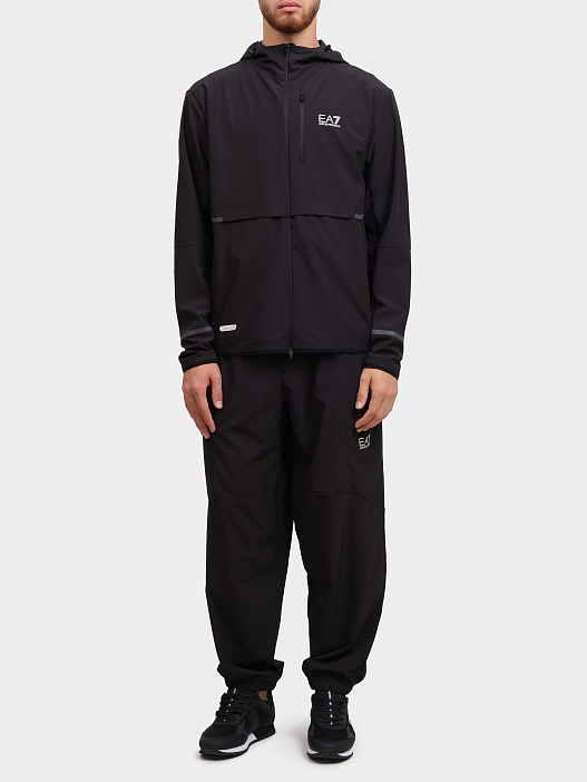 Мастерка EA7 7M000071 AF13392 UC001 черная мужская — купить в интернет-магазине Verdistore