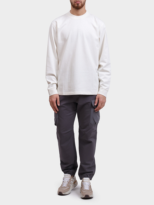 Футболка с длинным рукавом Parajumpers JC03 ROYAL 748 белая мужская — купить в интернет-магазине Verdistore