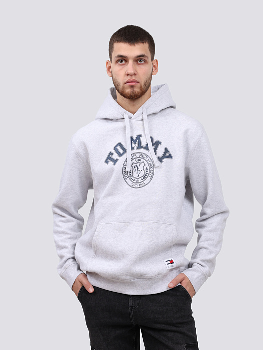 картинка Худи DM0DM19235 PJ4 светло-серое магазин Verdistore являющийся официальным дистрибьютором в России 