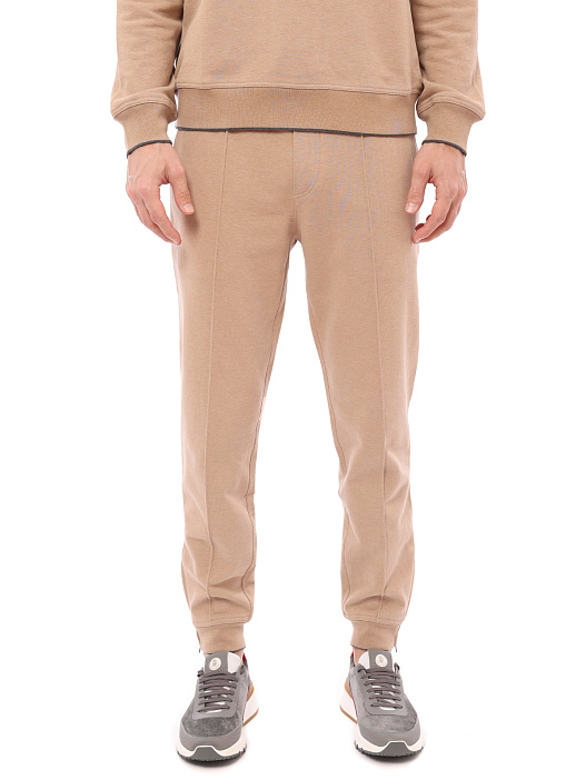 Брюки Brunello Cucinelli MTU143142G CB575 хлопковые мужские со стрелками  — купить в интернет-магазине Verdistore