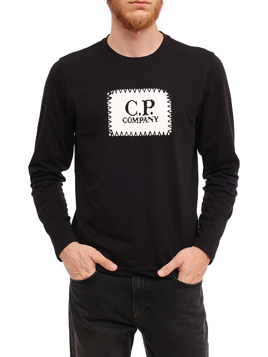Лонгслив C.P. Company 15CMTS043A005100W хлопковый мужской — купить в интернет-магазине Verdistore