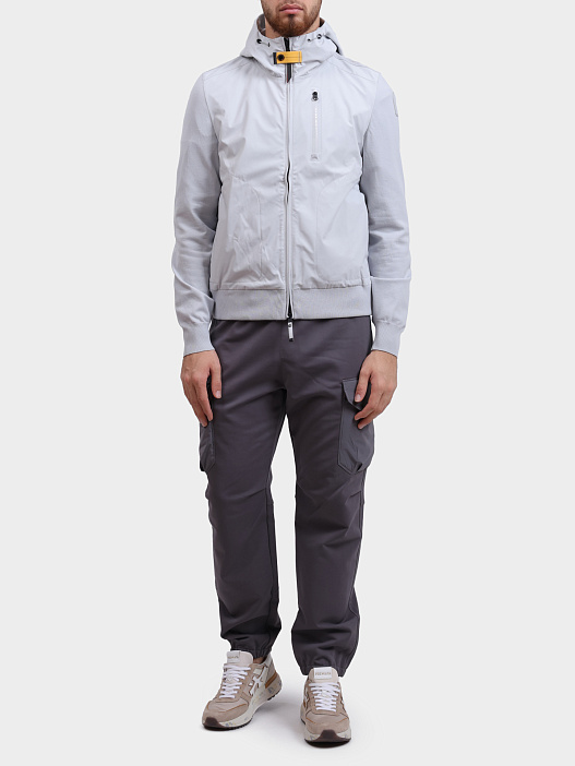 Мастерка Parajumpers KT01 WILLARD 0595 светло-серая мужская — купить в интернет-магазине Verdistore