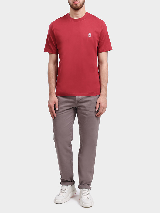 Футболка Brunello Cucinelli M0B138440 CHX09 хлопковая мужская — купить в интернет-магазине Verdistore