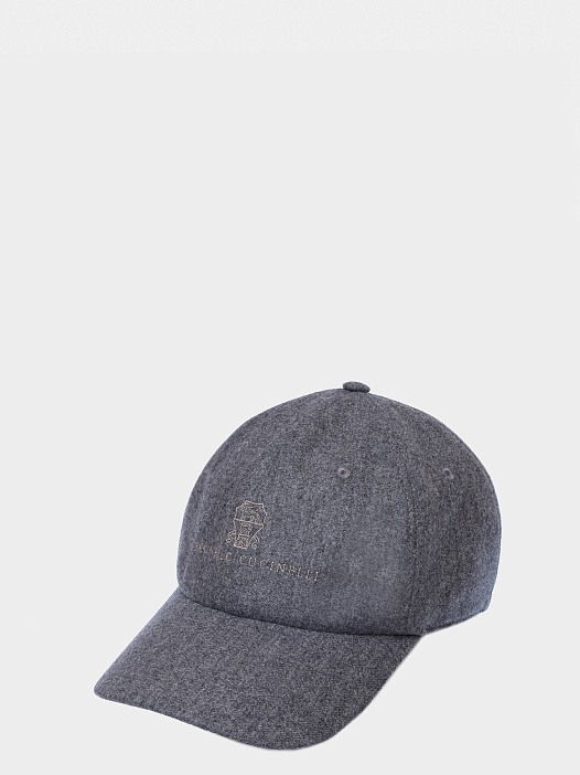 Бейсболка Brunello Cucinelli M038P9850 CGQ69 шерстяная мужская — купить в интернет-магазине Verdistore