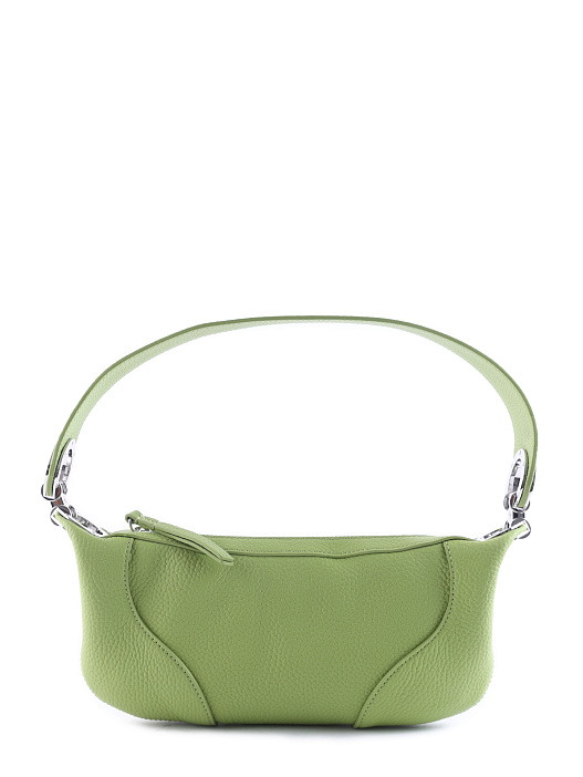 Сумка By Far 22CRMINRSLMFLTMED LM светло-зеленая женская из кожи — купить в интернет-магазине Verdistore