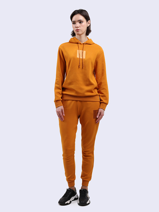 картинка Брюки спортивные Armani Exchange 6DYP79 YJEGZ 1799 оранжевые женские магазин Verdistore являющийся официальным дистрибьютором в России 