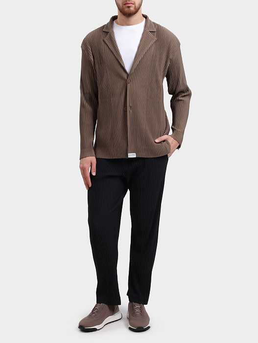 Пиджак Sphynx pleats 3876-2 коричневый мужской плиссерованный — купить в интернет-магазине Verdistore
