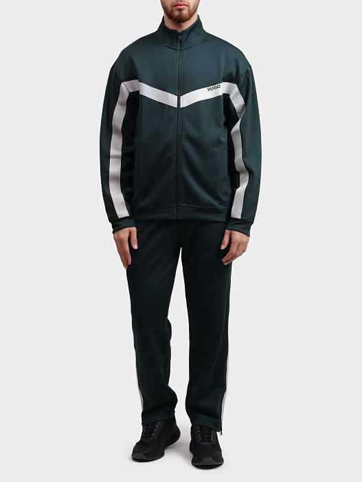 Мастерка Hugo 50549418 385 зеленая мужская — купить в интернет-магазине Verdistore