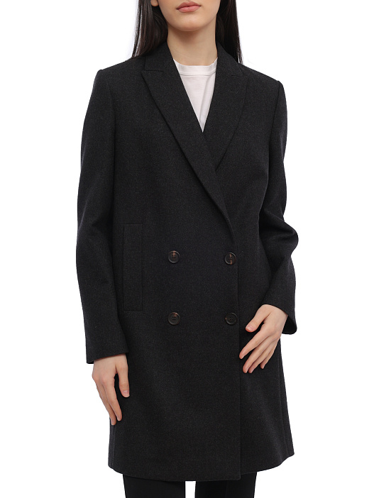 Пальто Brunello Cucinelli MA5124536 шерстяное женское — купить в интернет-магазине Verdistore