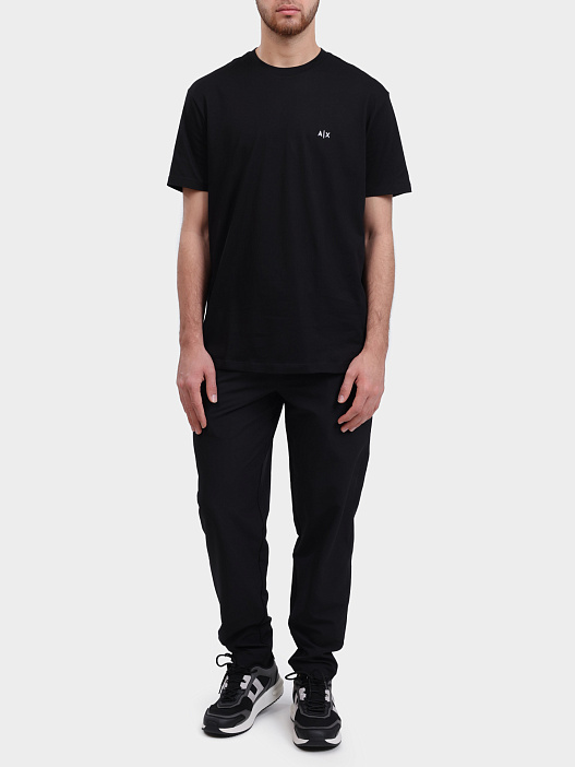 Футболка XM001568 AF10358 черная мужская с логотипом — купить в интернет-магазине Verdistore