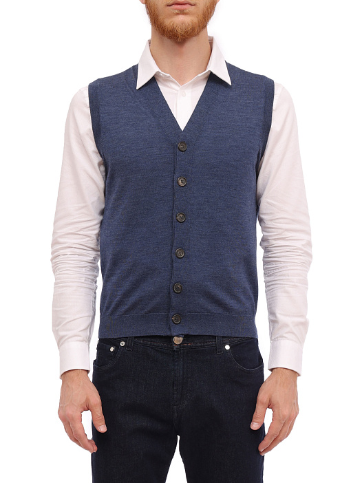 Жилет Brunello Cucinelli M2482067 трикотажный мужской — купить в интернет-магазине Verdistore