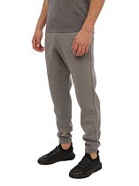 Брюки спортивные серые из мягкой ткани с манжетами снизу VERDI STORE