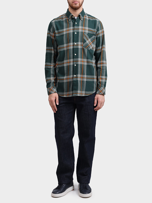 Рубашка Boss Rickert_M 10266304 мужская клетчатая — купить в интернет-магазине Verdistore