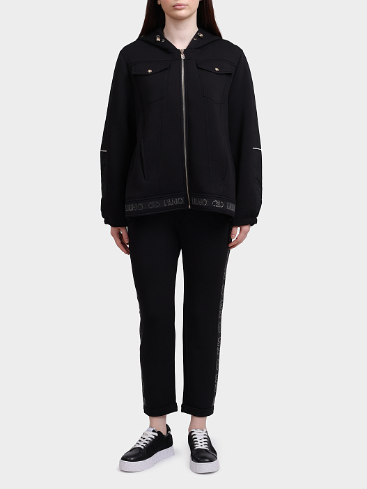 Толстовка Liu-Jo TF5030 J4879 22222 черная женская — купить в интернет-магазине Verdistore