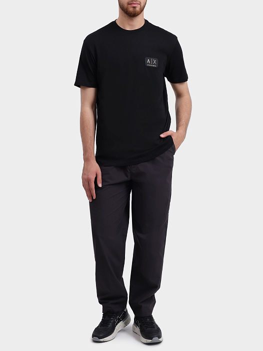 Брюки Armani Exchange XM002273 AF22686 UC001 черные мужские — купить в интернет-магазине Verdistore
