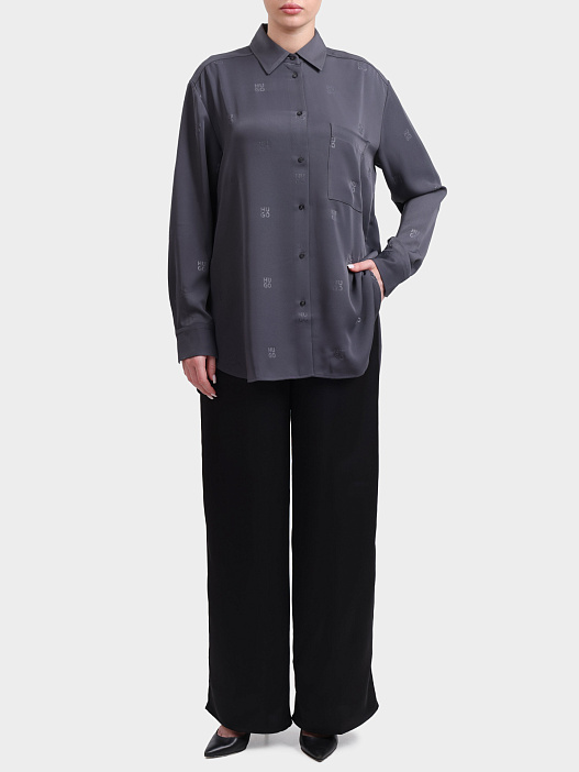 Рубашка Hugo 50553192 962 серая женская — купить в интернет-магазине Verdistore