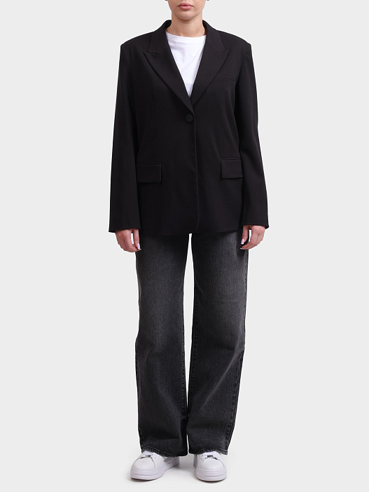 Жакет Armani Exchange XW000659 AF16142 UC001 черный женский — купить в интернет-магазине Verdistore