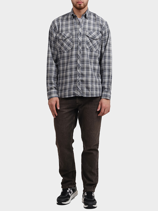 Рубашка Pantamo 4321-320-09 A-04 клетчатая мужская — купить в интернет-магазине Verdistore