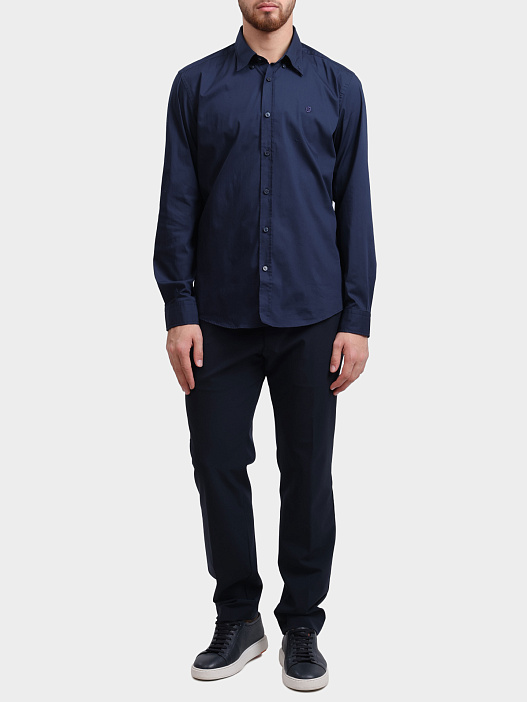 Рубашка Boss 50545227 404 темно-синяя мужская — купить в интернет-магазине Verdistore