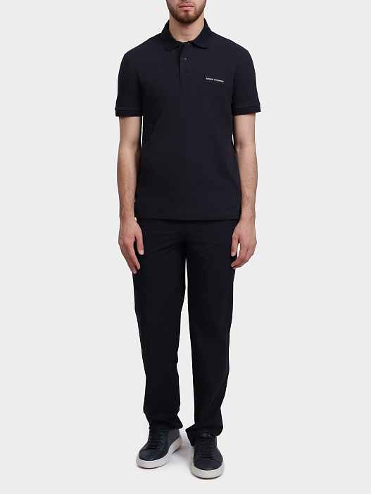 Поло Armani Exchange XM002390 AF13026 UB101 темно-синее мужское — купить в интернет-магазине Verdistore