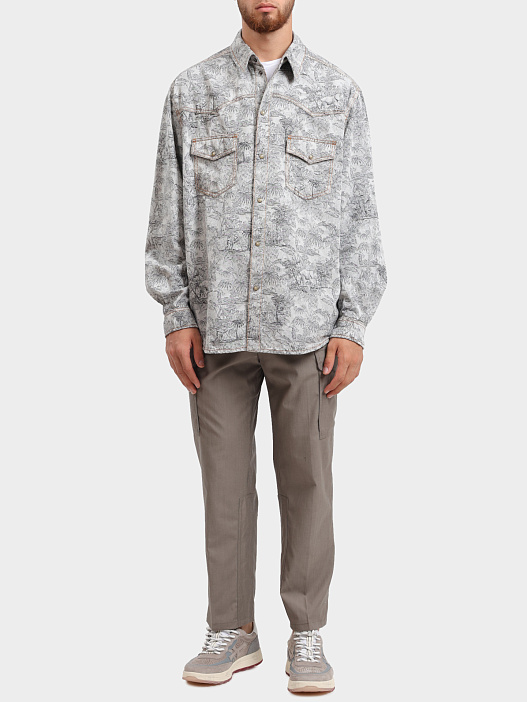 Брюки Etro MRED0016 99TUBM3 N7568 серые мужские — купить в интернет-магазине Verdistore