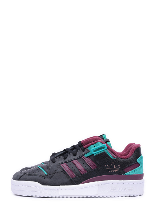 картинка Кроссовки Adidas Forum Low Exhibit H01912 комбинированные с вставками магазин Verdistore являющийся официальным дистрибьютором в России 