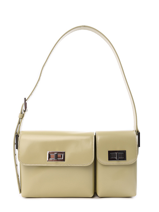 Сумка By Far 22SSBLYSOLVWMED оливковая женская из кожи — купить в интернет-магазине Verdistore