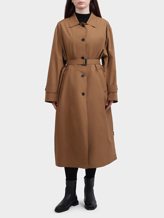 Тренч Herno IM00047DL 11124 8086 светло-коричневый женский — купить в интернет-магазине Verdistore